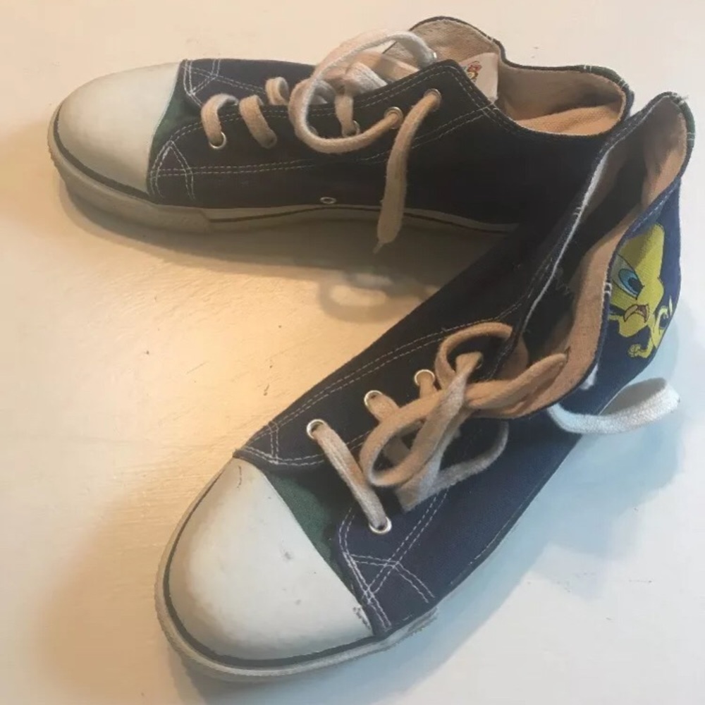 Vintage Looney Tunes Tweety Bird Shoes 8.5 Womens